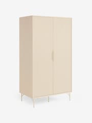 MADE.COM Ecru White Elian Double Wardrobe - Image 5 of 5