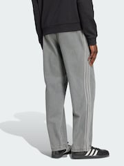 adidas Originals Grey Adicolor Loose Denim Jeans - Image 2 of 6