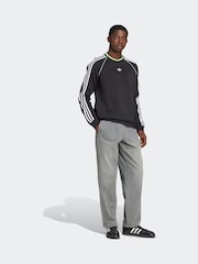 adidas Originals Grey Adicolor Loose Denim Jeans - Image 3 of 6