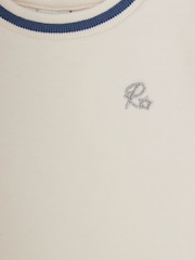 River Island Blue Baby Boys Velour Zip Thru Set - Image 4 of 5