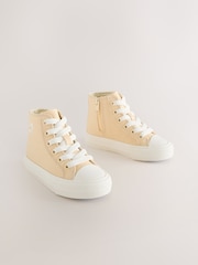 Yellow Standard Fit (F) High Top Trainers - Image 1 of 5