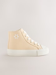 Yellow Standard Fit (F) High Top Trainers - Image 3 of 5