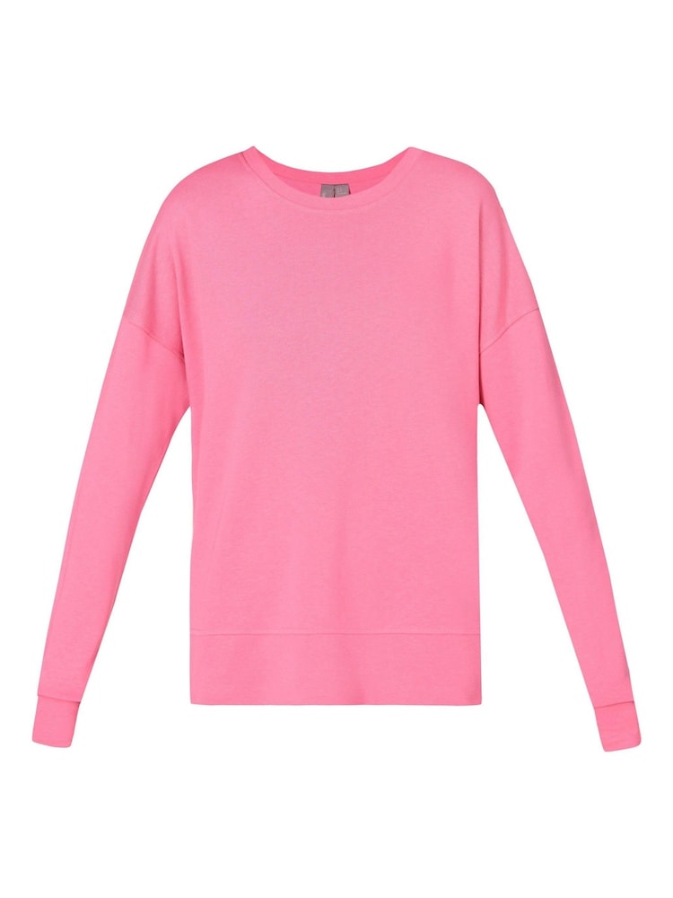 Sweaty Betty Pink After Class Longline Sweatshirt - Image 7 of 7
