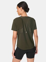 Sweaty Betty Green Breathe Easy Mesh T-Shirt - Image 2 of 6