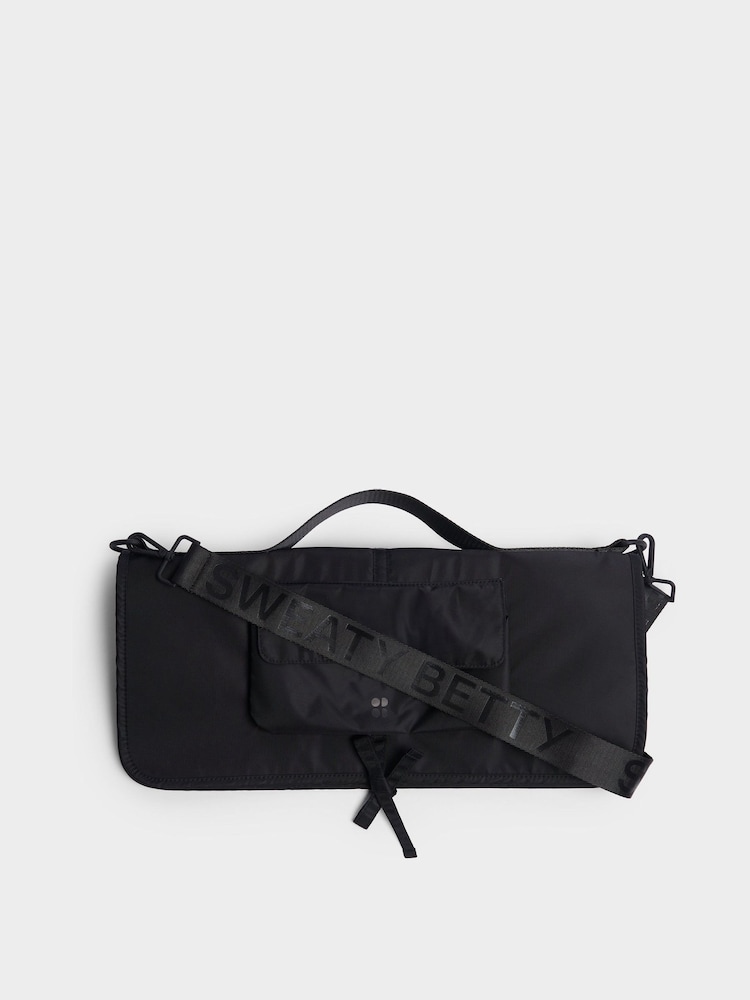Sweaty Betty Black Yoga Mat Carry Bag - Image 1 of 8 Sweaty Betty Black Yoga Mat Carry Bag - Image 1 of 8