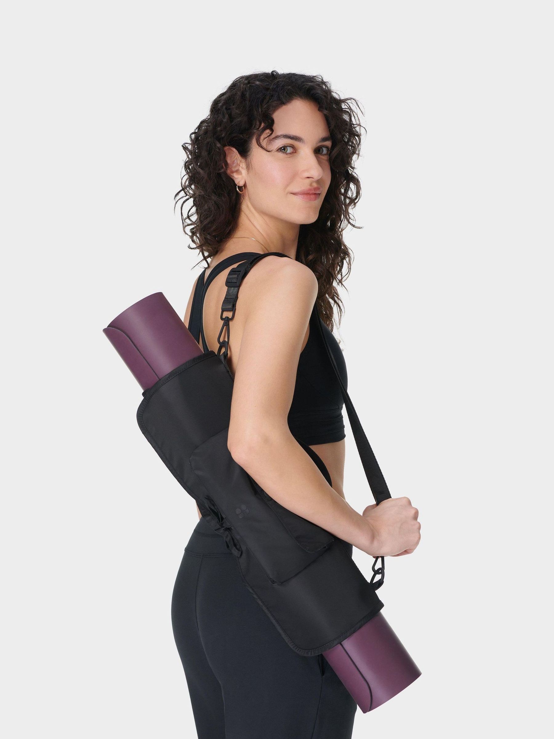 Buy Sweaty Betty Black Yoga Mat Carry Bag from Next USA Buy Sweaty Betty Black Yoga Mat Carry Bag from Next USA