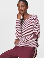 Sweaty Betty Pink Essential Slash Neck T-Shirt - Image 1 of 7