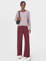 Sweaty Betty Pink Essential Slash Neck T-Shirt - Image 5 of 7