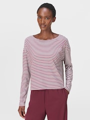 Sweaty Betty Pink Essential Slash Neck T-Shirt - Image 6 of 7