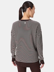 Sweaty Betty Black Chrome After Class Longline Sweatshirt - Image 2 of 8