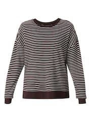 Sweaty Betty Black Chrome After Class Longline Sweatshirt - Image 8 of 8