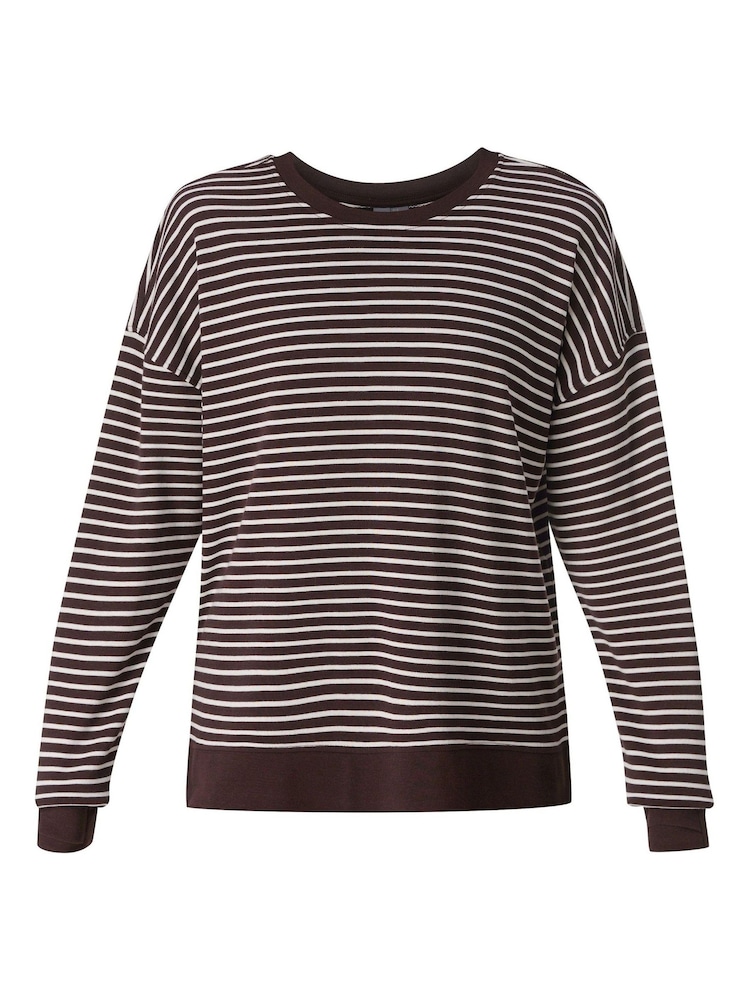 Sweaty Betty Black Chrome After Class Longline Sweatshirt - Image 8 of 8