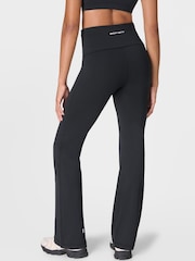 Sweaty Betty Black All Day Foldover Waist Trousers - Image 2 of 7