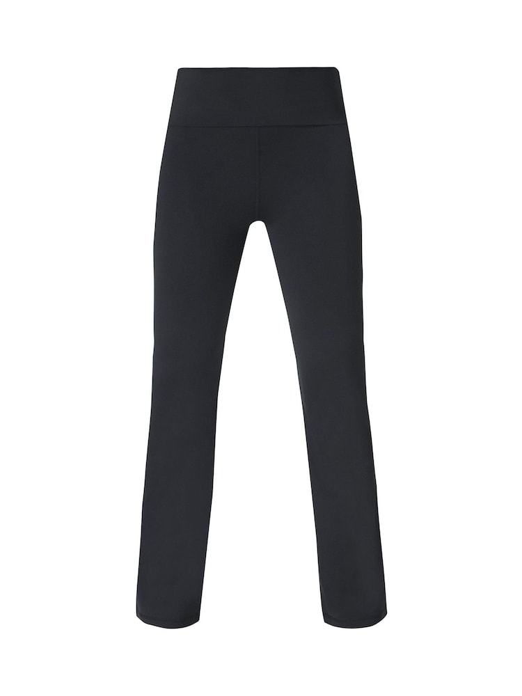 Sweaty Betty Black All Day Foldover Waist Trousers - Image 7 of 7