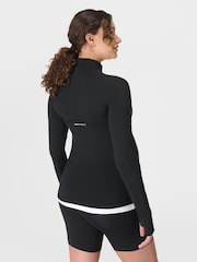 Sweaty Betty Black All Day Maternity Midlayer T-Shirt - Image 6 of 9