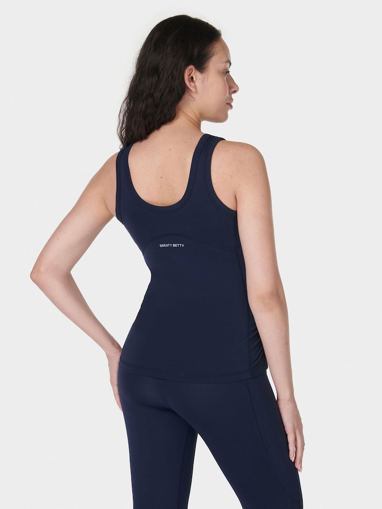 Sweaty Betty Blue Maternity All Day Tank Top - Image 2 of 7 Sweaty Betty Blue Maternity All Day Tank Top - Image 2 of 7