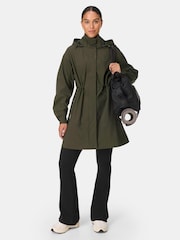 Sweaty Betty Nori Green Guide Waterproof Parka - Image 3 of 8