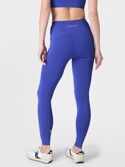 Sweaty Betty Navy Blue Full Length All Day 7/8 Embossed Leggings - Image 2 of 10