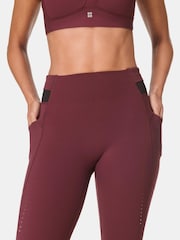 Sweaty Betty Red Full Length Ultimate Run Leggings - Image 8 of 11