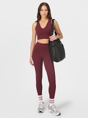 Sweaty Betty Red 7/8 Length Ultimate Studio Leggings - Image 3 of 8