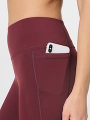 Sweaty Betty Red 7/8 Length Ultimate Studio Leggings - Image 6 of 8
