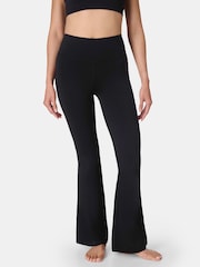 Negro - Sweaty Betty Ultimate Studio Flare Trousers - Imagen 1 de 7