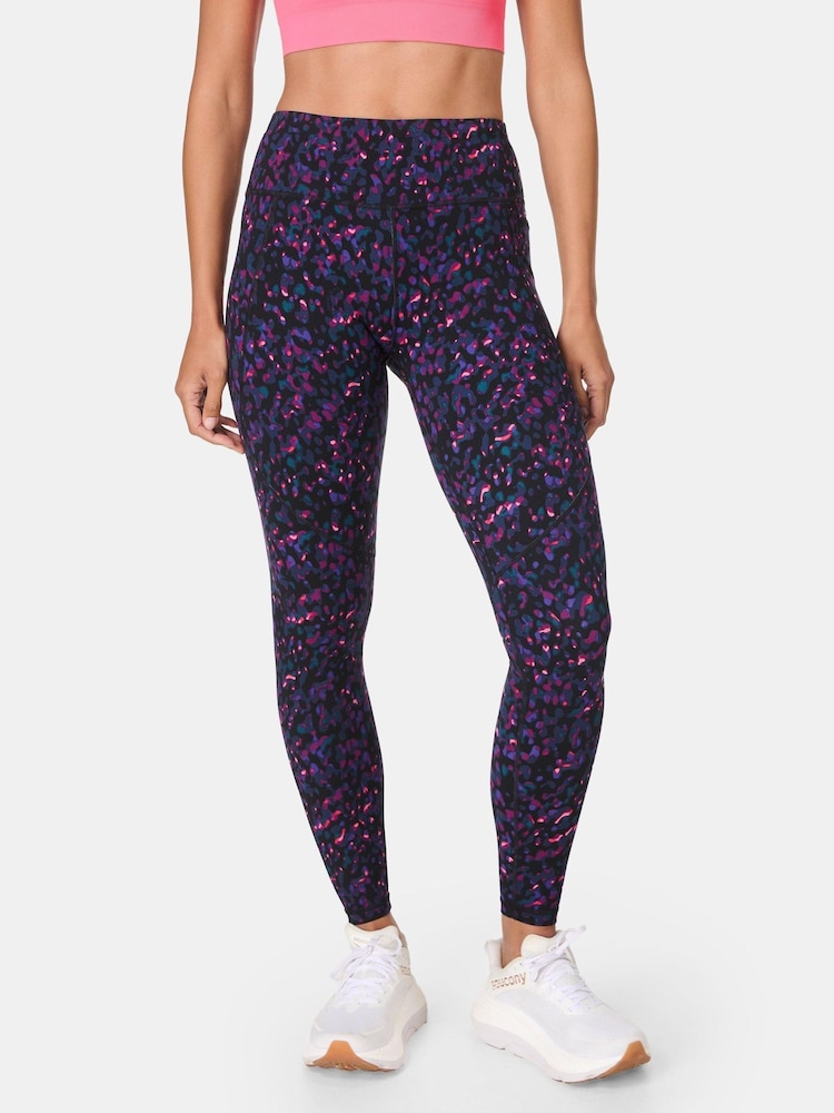 Sweaty Betty Black Liquid Dab Print Full Length Power Embossed Workout Leggings - Image 1 of 9 Sweaty Betty Black Liquid Dab Print Full Length Power Embossed Workout Leggings - Image 1 of 9