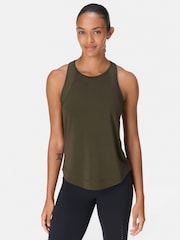 Verde - Camiseta regata Sweaty Betty Breathe Easy Mesh Run - Imagem 1 de 7