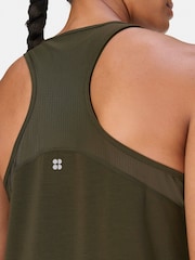 Verde - Camiseta regata Sweaty Betty Breathe Easy Mesh Run - Imagem 2 de 7