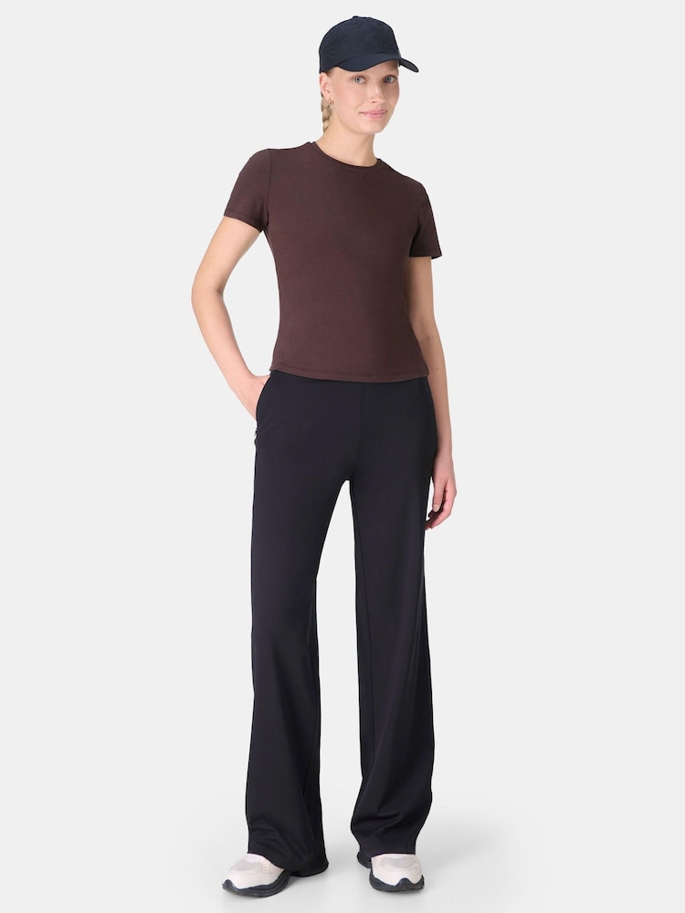 Sweaty Betty Black 30 inch inside seam Explorer 25" Trousers - Image 2 of 7