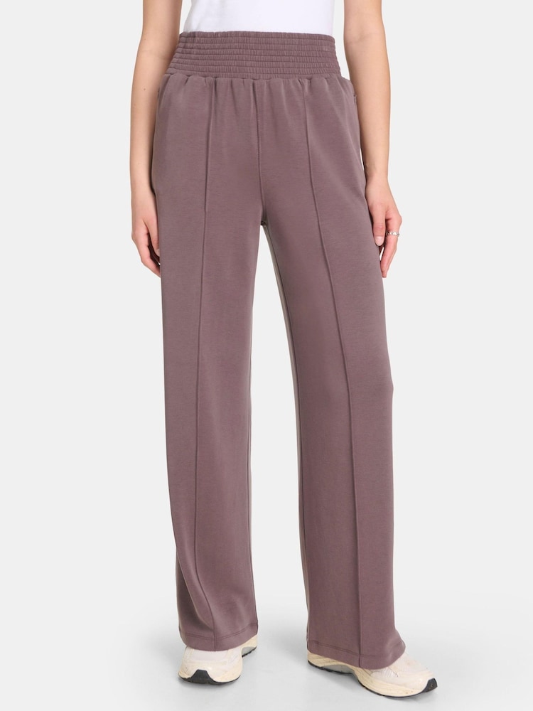 Sweaty Betty Brown Sand Wash Cloud Weight Track Trousers - Image 2 of 7
