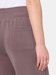 Sweaty Betty Brown Sand Wash Cloud Weight Track Trousers - Image 6 of 7