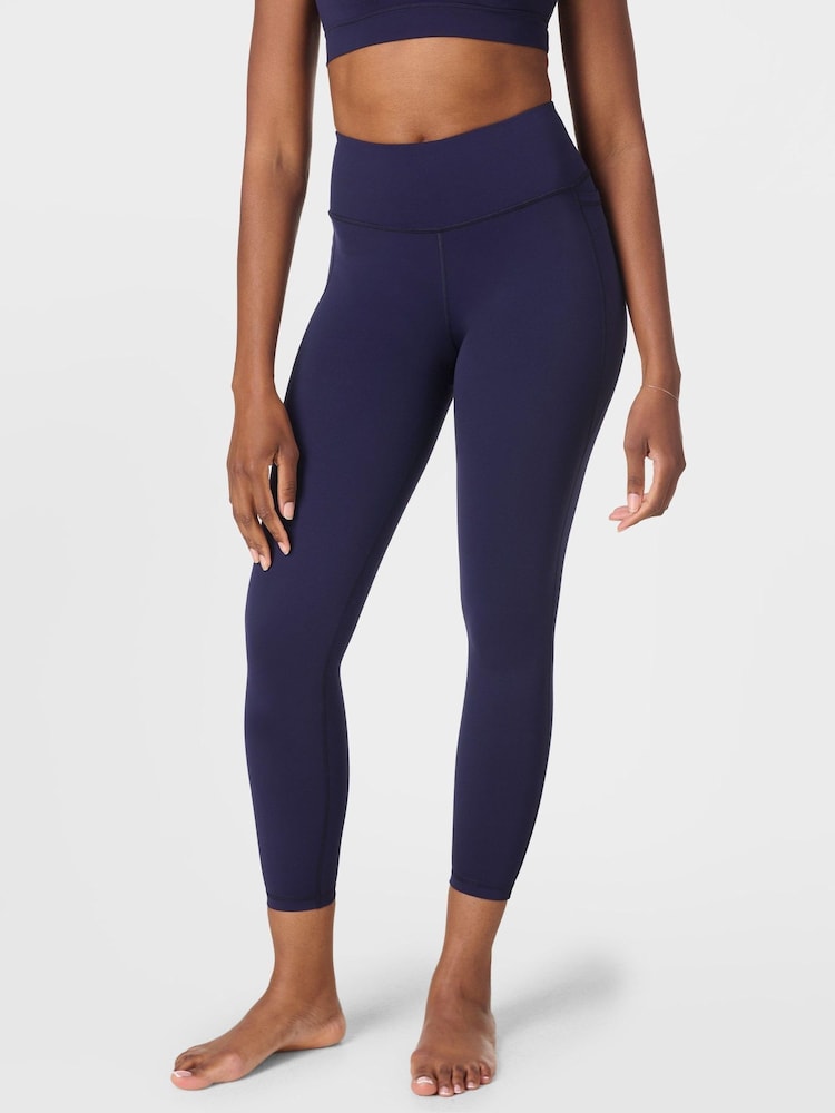 Sweaty Betty Blue 7/8 Length Ultimate Studio Leggings - Image 1 of 8 Sweaty Betty Blue 7/8 Length Ultimate Studio Leggings - Image 1 of 8