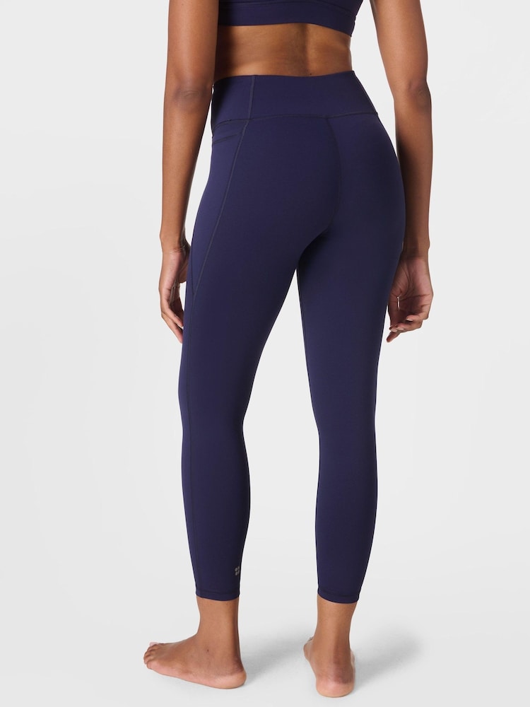 Sweaty Betty Blue 7/8 Length Ultimate Studio Leggings - Image 2 of 8 Sweaty Betty Blue 7/8 Length Ultimate Studio Leggings - Image 2 of 8