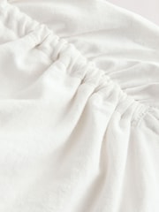 smALLSAINTS White/Soleil Graphic Ruched Oversized Crew T-Shirt - Image 9 of 9