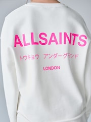 smALLSAINTS White Underground Sweatshirt and Shorts Set - Image 7 of 8