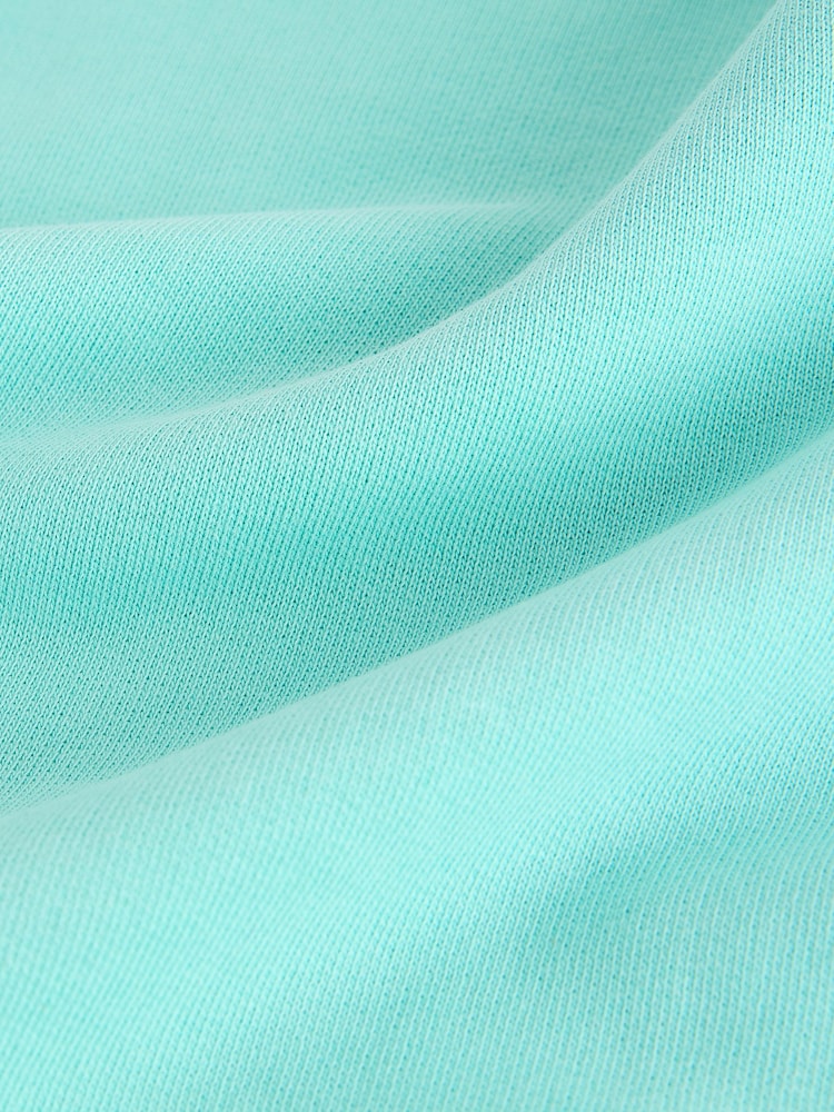 Turquoise Blue Crew Neck Washed Sweatshirt - Image 3 of 3