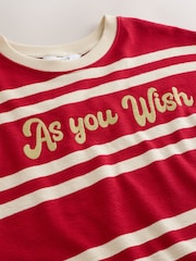 Red Stripe Graphic Sweatshirt - Image 2 of 3