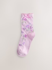 Laura Ashley Scalloped Edge Socks 3 Pack - Imagen 2 de 7