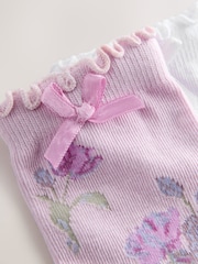 Laura Ashley Scalloped Edge Socks 3 Pack - Imagen 5 de 7