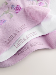 Laura Ashley Scalloped Edge Socks 3 Pack - Imagen 6 de 7