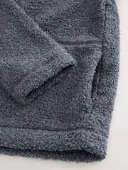 Charcoal Grey Snoopy Half Zip Borg Fleece - Image 4 of 5