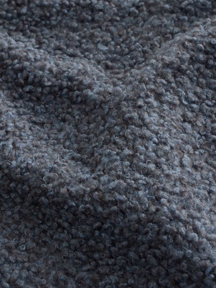 Charcoal Grey Snoopy Half Zip Borg Fleece - Image 5 of 5