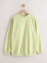 Sage green Official License Elizabeth Powers Graphic Sweatshirt - Image 4 of 9