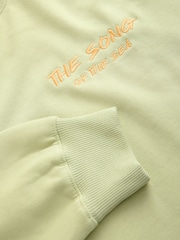 Sage green Official License Elizabeth Powers Graphic Sweatshirt - Image 6 of 9