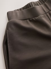 Chocolate Brown Slinky Balloon Leg Joggers - Image 6 of 7