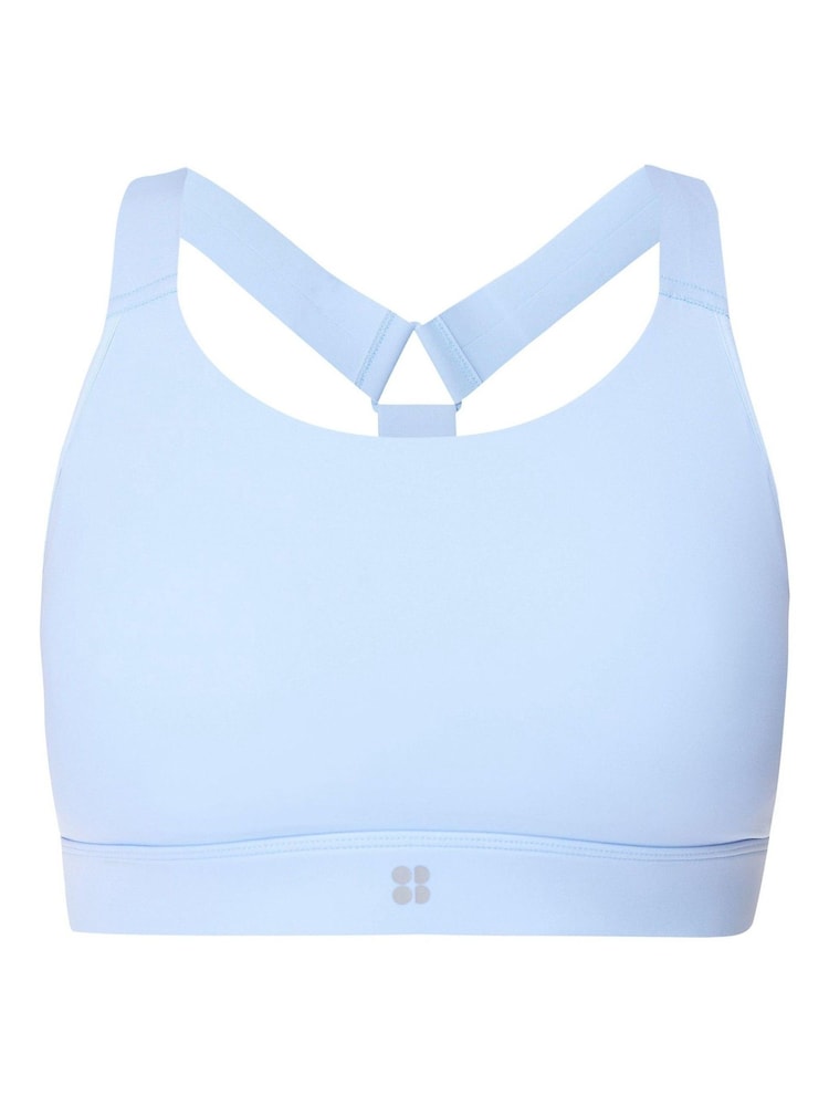 Sweaty Betty Blue Medium Power Support Seam-Free Bra - Image 6 of 6