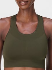 Sweaty Betty Green Stamina Seamless Sports Bra - Image 5 of 6