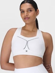 Sweaty Betty White Zero Gravity Running Bra - Image 1 of 7