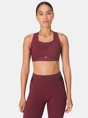 Sweaty Betty Red Zero Gravity Running Bra - Image 1 of 7